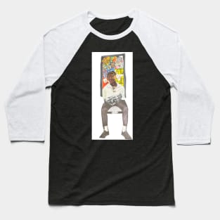 Gentleman's Pose 2 - full scale Baseball T-Shirt